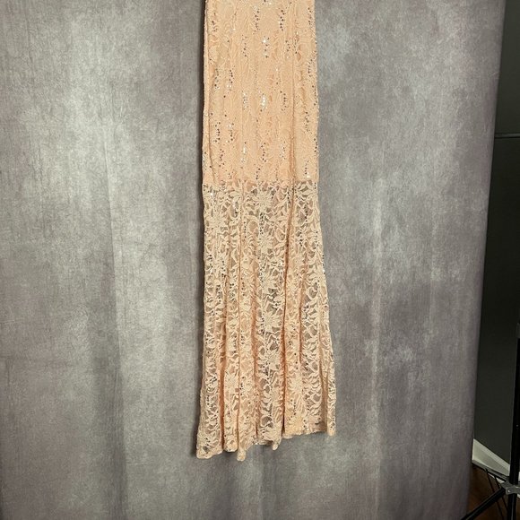 Strapless Formal, Prom, Wedding DRESS~size 7 (see measurements) - Picture 2 of 8